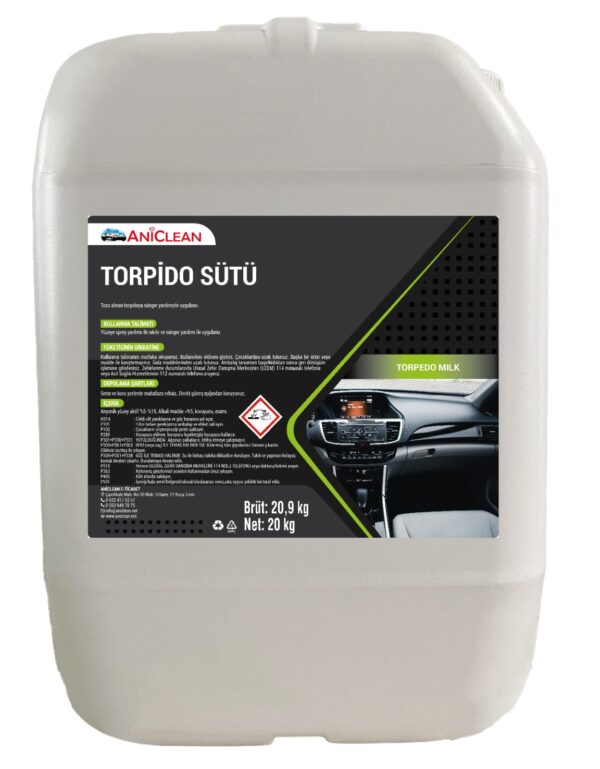Aniclean Torpido Silikonu: Parlaklık ve Koruma Bir Arada! 20 KG