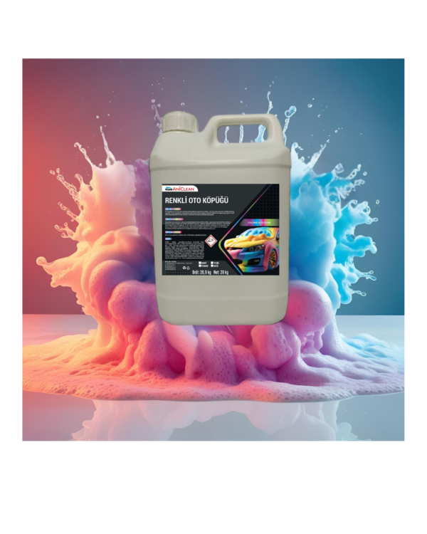 Aniclean Neon Pembe Oto Yıkama Köpüğü 5L – pH Nötr, Yoğun Köpük, Etkili Temizlik!